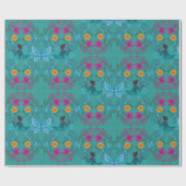 Papier Cadeau Botanique fée du milieu de l'été (Plat)