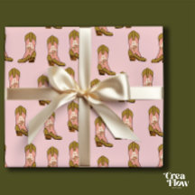 Bottes de fille du Sud rose pâle Anniversaire