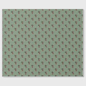 Papier Cadeau Bottes de Noël de l'Alaska (Plat)