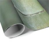 Papier Cadeau Bottes en bambou vert (Coin rond)