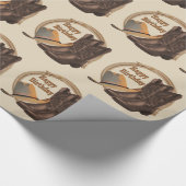 Papier Cadeau Bottes occidentales de casquette de cowboy et (Coin)