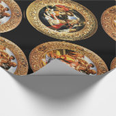 PAPIER CADEAU BOTTICELLI MADONNA DE POMEGRANATE ET MAGNIFIQUE (Coin)