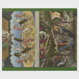 Papier Cadeau Botticelli's Mystic Nativité Cadeau de Noël WRAP