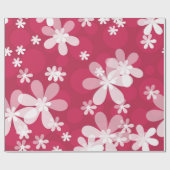 Papier Cadeau Bouches blanches (Plat)