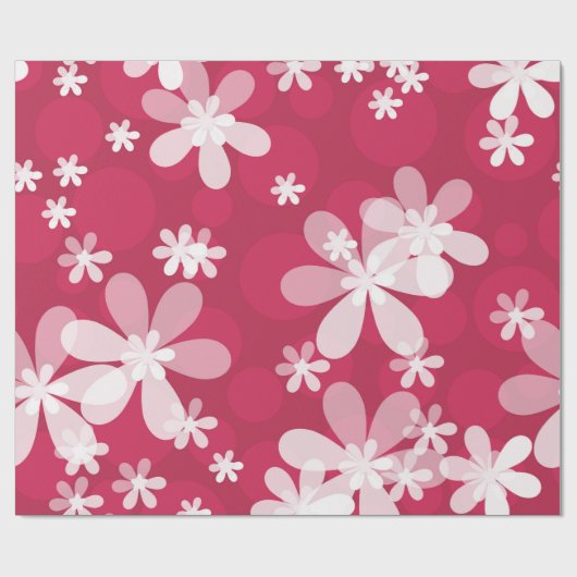 Papier Cadeau Bouches blanches (Plat)