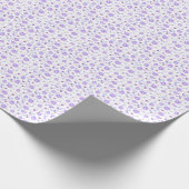 Papier Cadeau Bouches violettes pastel (Coin)