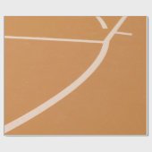 Papier Cadeau Boucle de basket-ball cool (Plat)