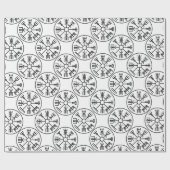 Papier Cadeau bouclier Odin des norses de symbole de Viking de (Plat)