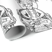 Papier Cadeau Bouddha (Coin rond)