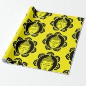 Papier Cadeau Bouddha décoratif (Déroulé)