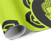 Papier Cadeau Bouddha décoratif (Coin rond)