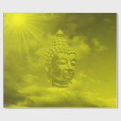 Papier Cadeau bouddha en or (Plat)