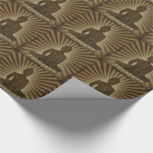 Papier Cadeau Bouddha vintage (Coin)