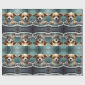 Papier Cadeau Bouddhas dans un bain (Plat)