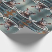 Papier Cadeau Bouddhas dans un bain (Coin)