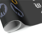 Papier Cadeau Bouffe lisse enveloppant Papper (Coin rond)