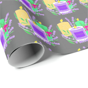 Papier Cadeau Bougies