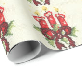 Papier Cadeau bougies (Coin rond)