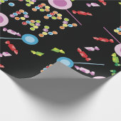 Papier Cadeau Bougies de voeux d'anniversaire