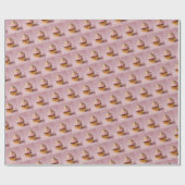 Papier Cadeau Boulangerie Cupcake (Plat)