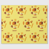 Papier Cadeau Boulangerie Pâtisseries et sucreries à thème (Plat)