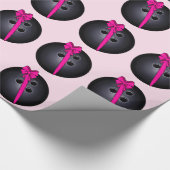 Papier Cadeau Boule de bowling avec l'arc (Coin)