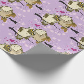 Papier Cadeau boule de luv burd'une plumes (Coin)
