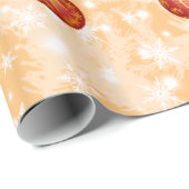 Papier Cadeau Boule de Noël & Ornements de boules 6 Photos L-Pea (Coin rond)