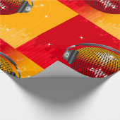 Papier Cadeau Boule Disco Étincelante