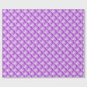 Papier Cadeau Boule Disco Violet (Plat)