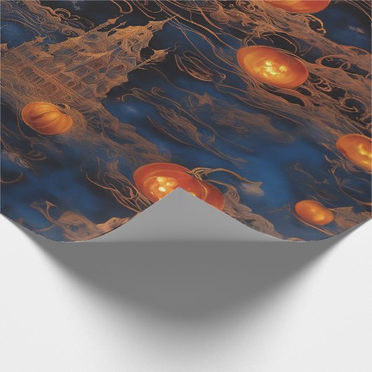 Papier Cadeau Boule Jack-O'-Lantern (Coin)