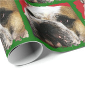 PAPIER CADEAU BOULEDOGUE (Coin rond)