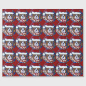 Papier Cadeau Bouledogue    (Plat)