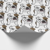 Papier Cadeau Bouledogue (Coin)