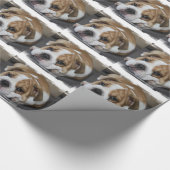 Papier Cadeau Bouledogue (Coin)