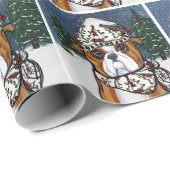 Papier Cadeau Bouledogue (Coin rond)