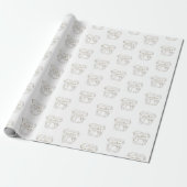 Papier Cadeau Bouledogue Anglais (Déroulé)