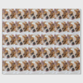 Papier Cadeau Bouledogue anglais (Plat)