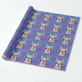 PAPIER CADEAU BOULEDOGUE FRANÇAIS (Déroulé)