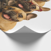 Papier Cadeau Bouledogue français (Coin)