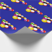 Papier Cadeau Boules de billard (Coin)