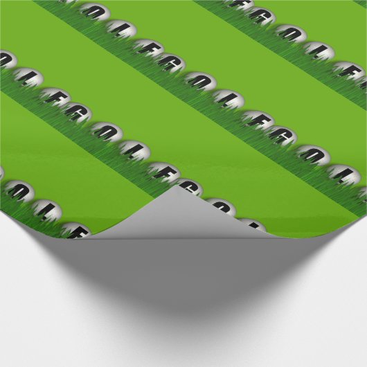 Papier Cadeau Boules de golf (Coin)