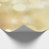 Papier Cadeau Boules de Noël Or, Vacances (Coin)