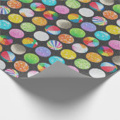 Papier Cadeau Boules de plage texturées (Coin)