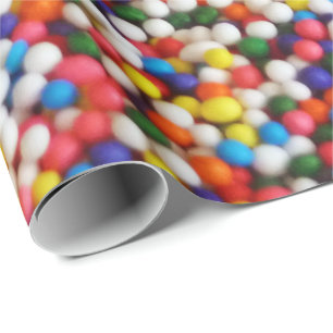 Papier Cadeau Boules de sucrerie