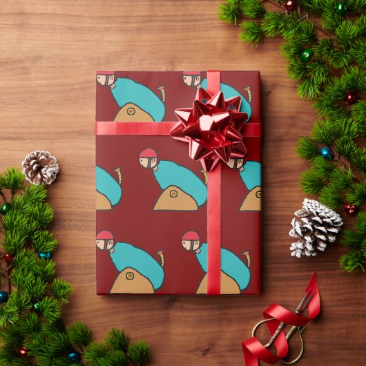 Papier Cadeau Boulet de canon humain (Cadeau de vacances)