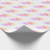 Papier Cadeau Boulon de foudre d'arc-en-ciel (Coin)