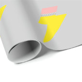 Papier Cadeau Boulons de crayon (Coin rond)