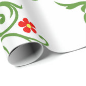 Papier Cadeau Bouquet (Coin rond)