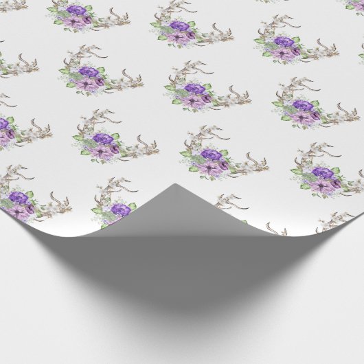 Papier Cadeau Bouquet Antler (Coin)